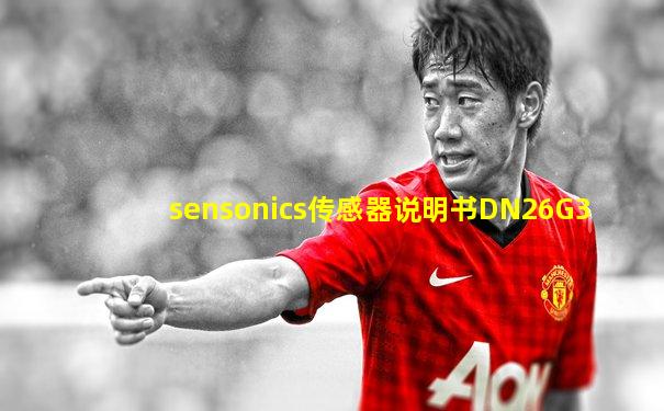 sensonics传感器说明书DN26G3