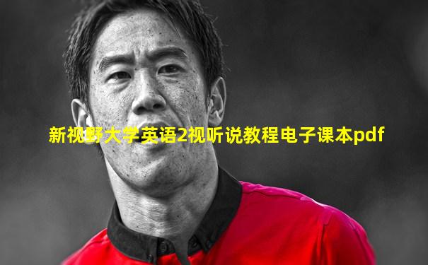 新视野大学英语2视听说教程电子课本pdf