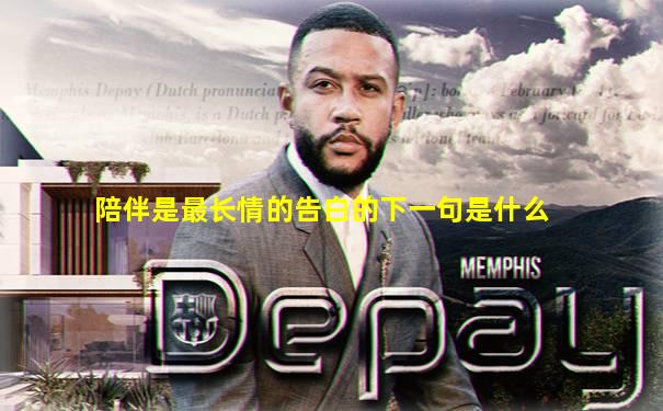 陪伴是最长情的告白的下一句是什么