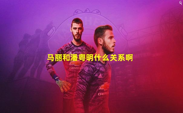 马丽和潘粤明什么关系啊