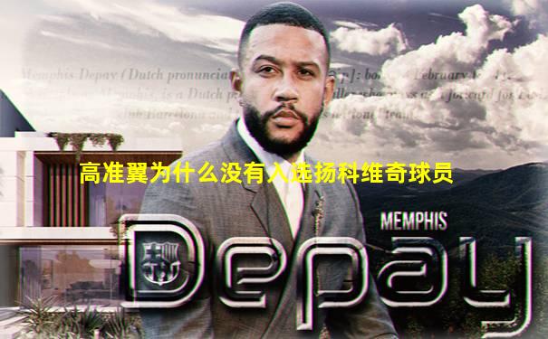高准翼为什么没有入选扬科维奇球员